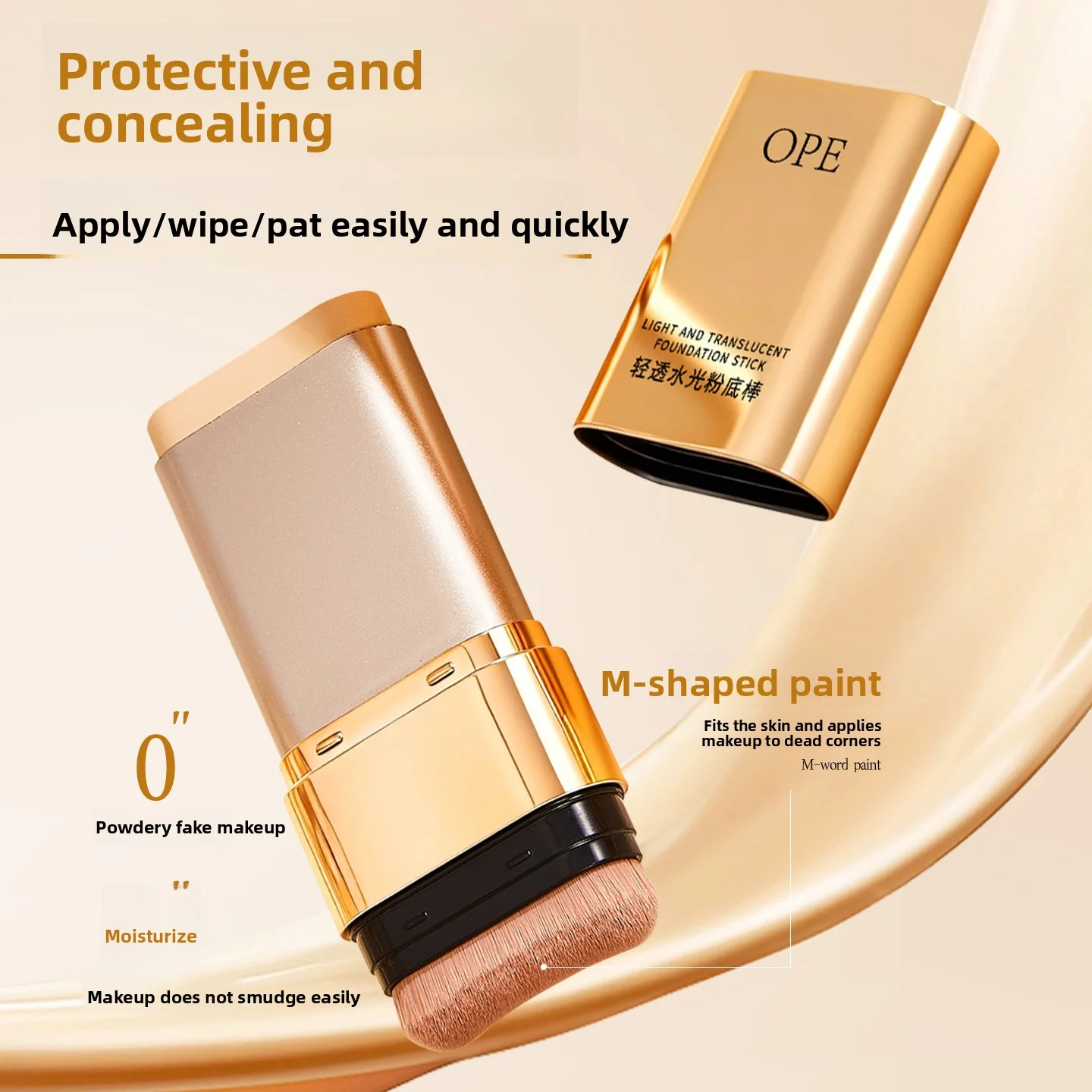 OPE Hydrating Foundation Stick | Non-Cakey, All-Day Moisture & High Coverage for Flawless Dewy Skin