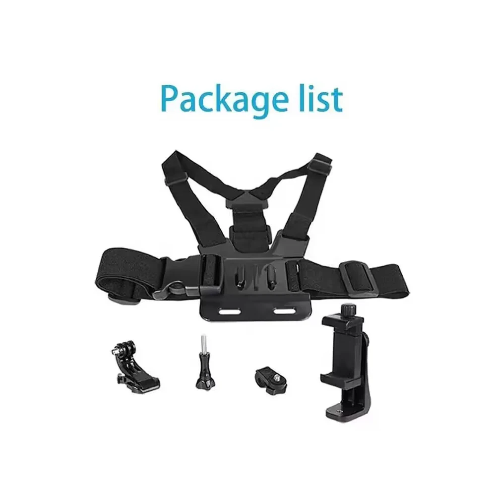 Chest Strap Rotate Phone Mount For Smart Phone Belt Body Harness Holder For Gopro Hero 12 11 10 9 8 Insta360 Dji Camera