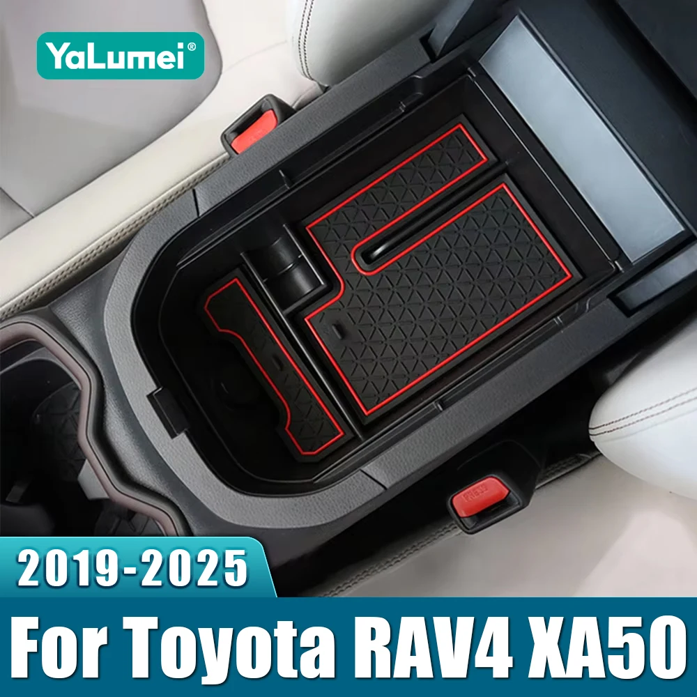 Für Toyota RAV4 XA50 2019 2020 2021 2022 2023 2024 2025 RAV 4 Hybrid Auto Zentrale Armlehne Lagerung Box Organizer Fach Zubehör