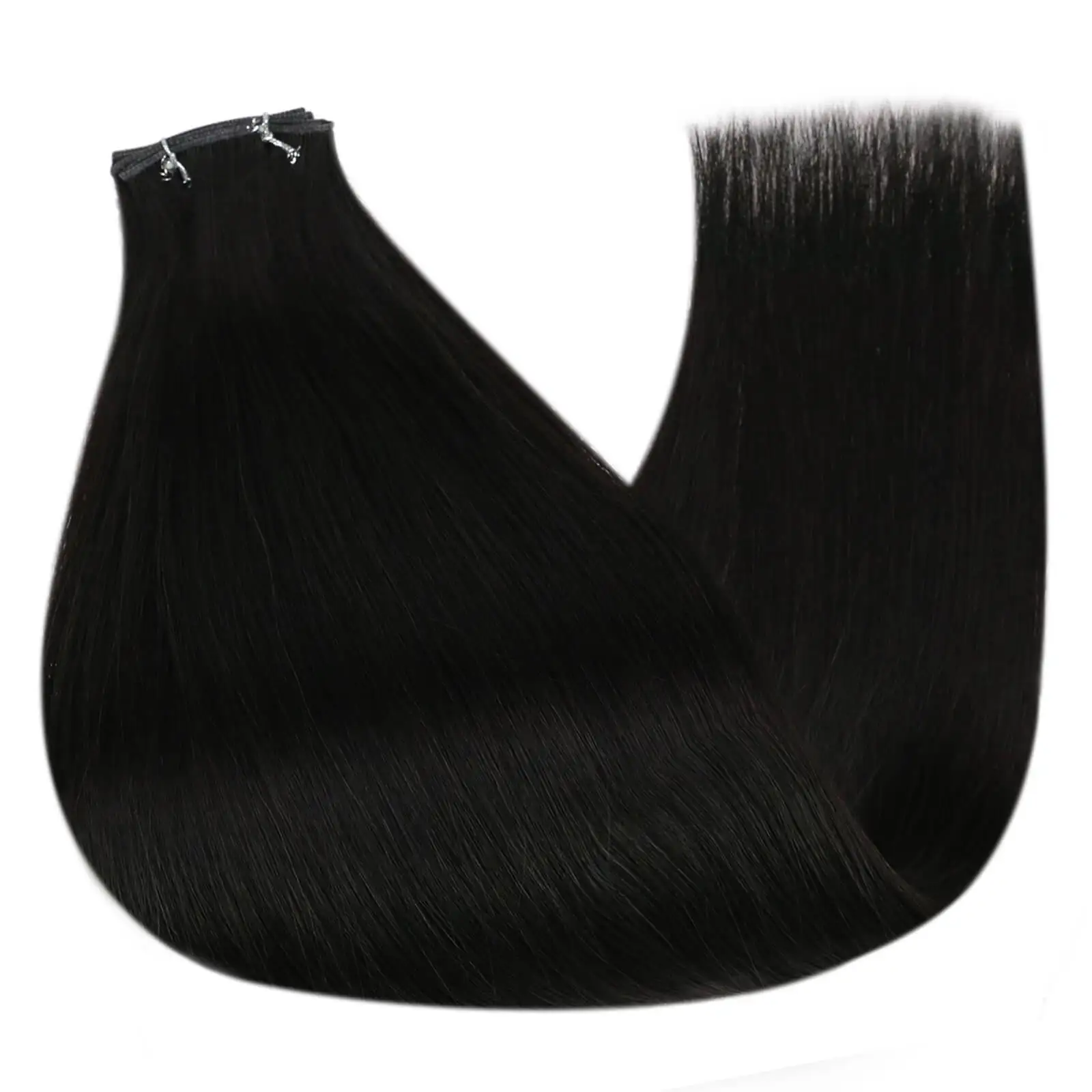 Genius Hair Weft Extensions Real Hair Invisible Hair-piece Real Human Hair Straight Sew in Real Hair Extensions Wefts Human Hair