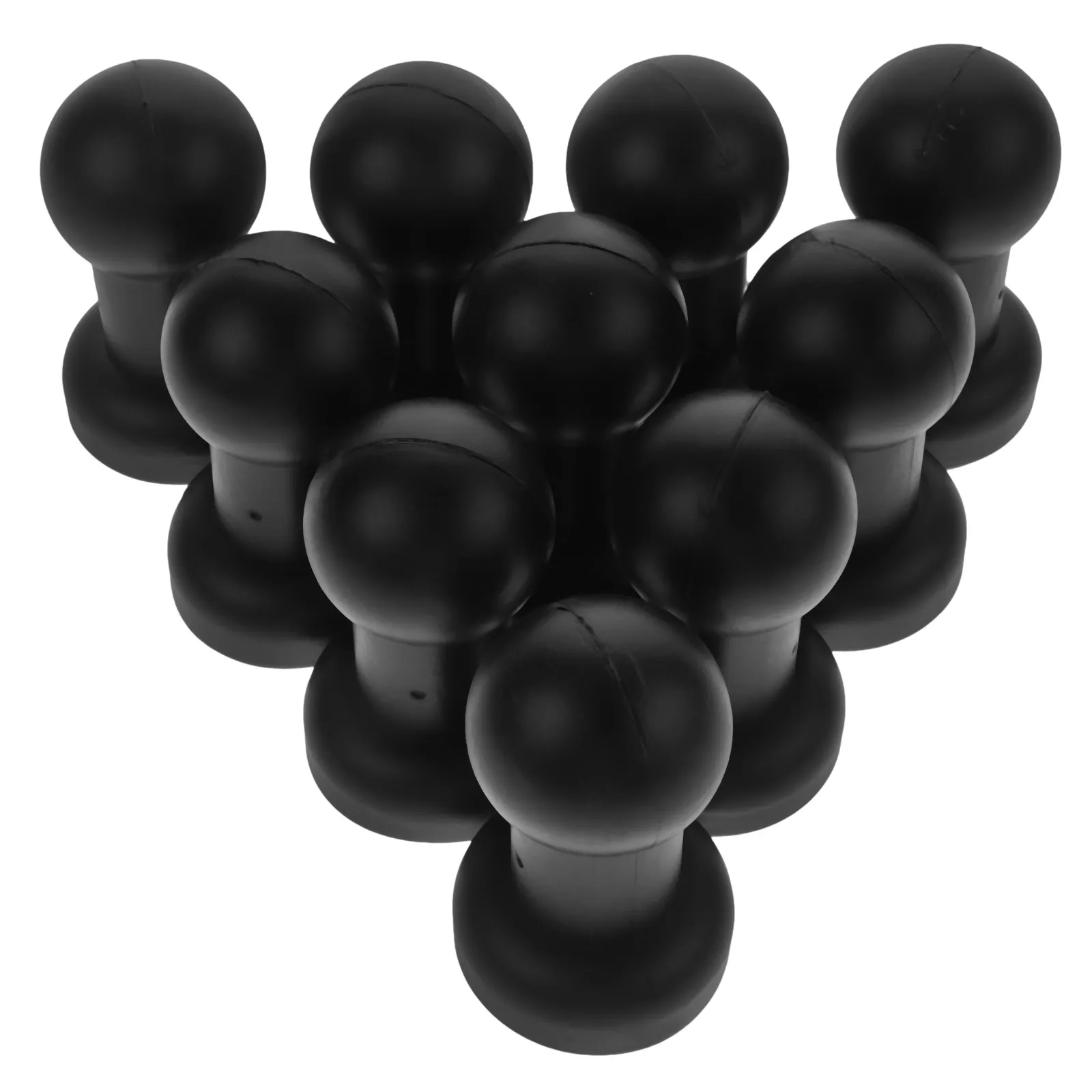 10pcs Heavy-Duty Plastic Trampoline Pole Caps – Protective Rod Covers for Trampoline Accessories