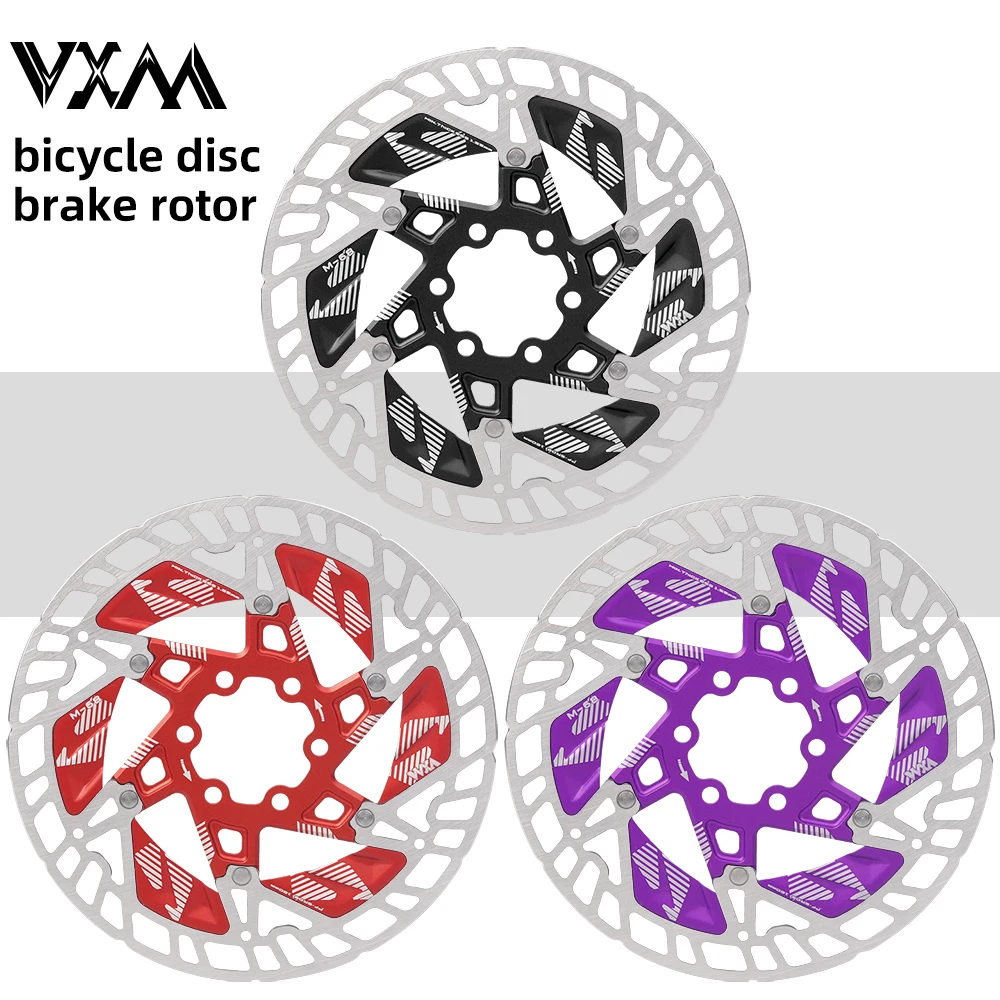 

MOTSUV Mtb Bike Super strong heat dissipation Brake Disc Folding Rotor 160mm Efficient Cooling Road Cycling carbon steel Disc