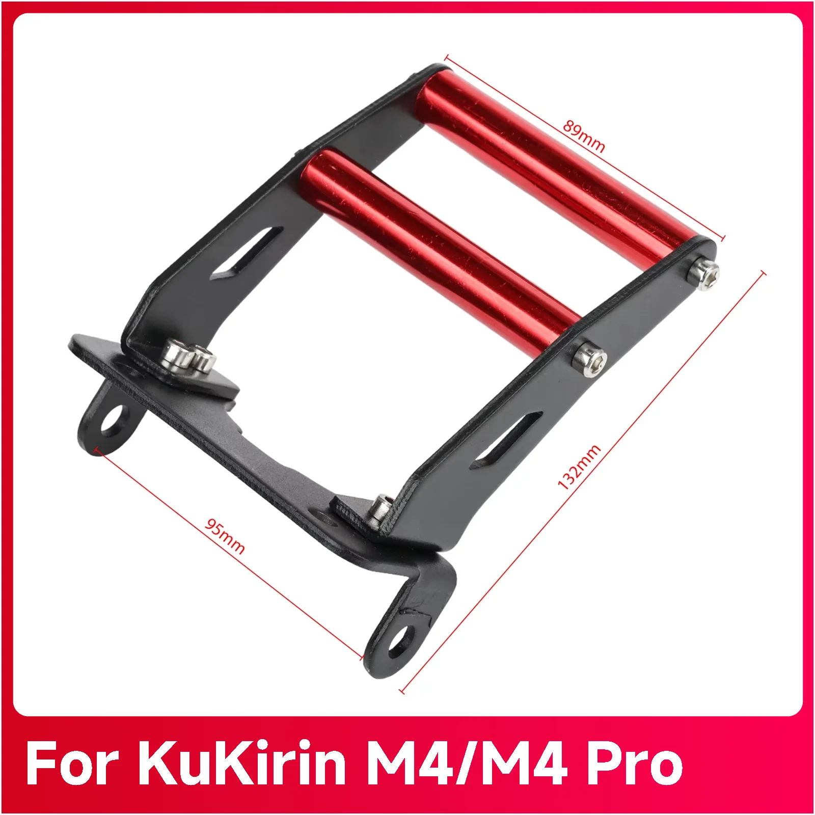 Rear Foot Support Aluminum Alloy For KuKirin M4 Pro Electric Scooter KugooKirin M4 Postural Foot Lifting Handle Accessories