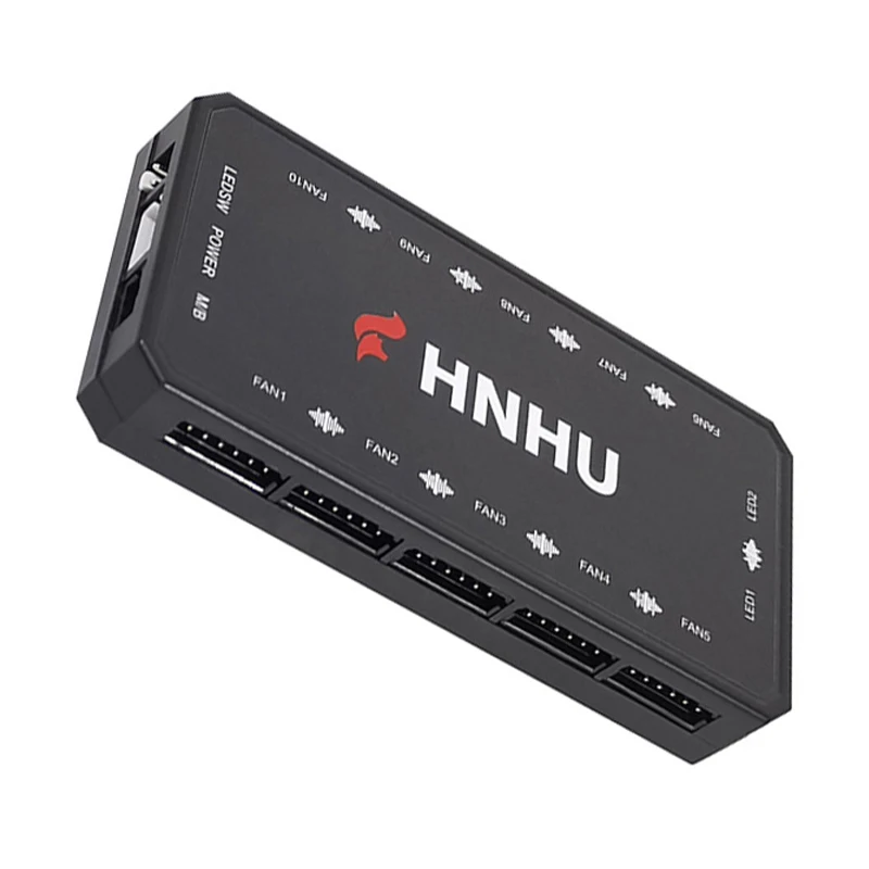 HNHU-PC CPU RGB Fan Controller 6pin Connector To SATA Power Hub Processor For Computer Cpu Case Parts Cooling Air-cooler mute