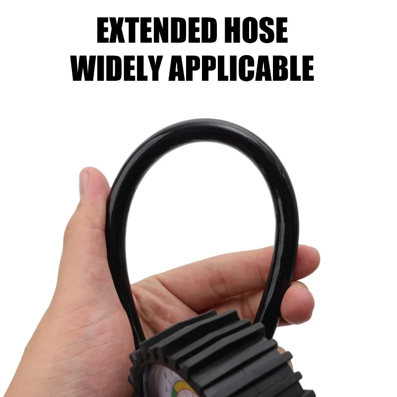 3in1 Dial Gauge Inflator Tester Air Compressor Pump Tool Car Motorcycle Tire Pressure Gauge Multi-function Tire Pressure Monitor