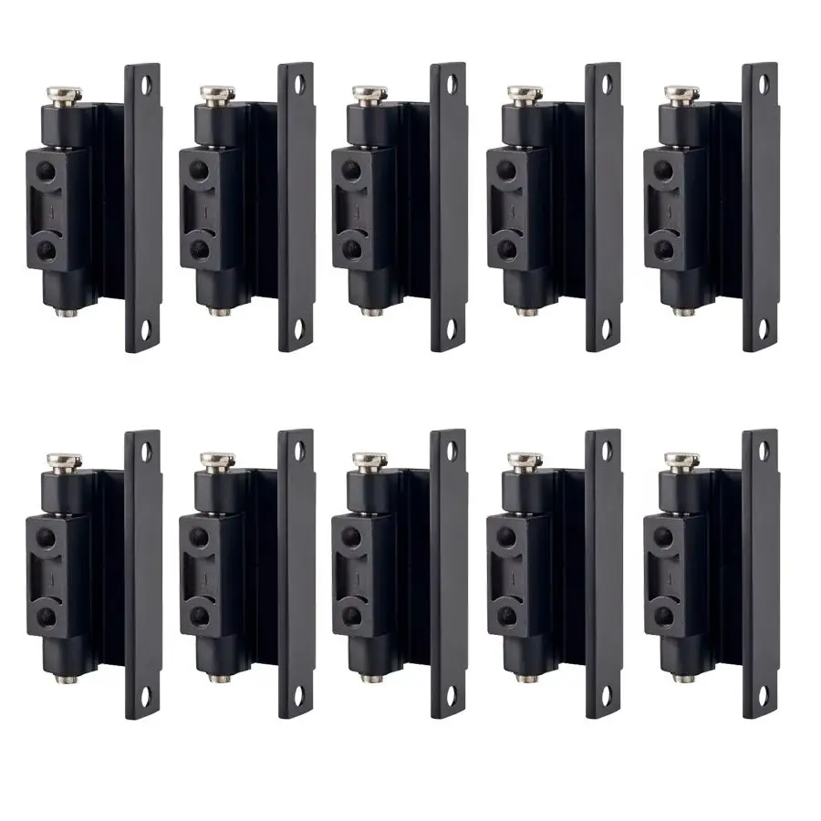 Brand New 10PCS Zinc Alloy Industrial Equipment Hinges Distribution Box Chassis Hinge Switch Electric Cabinet Door Hinges Black
