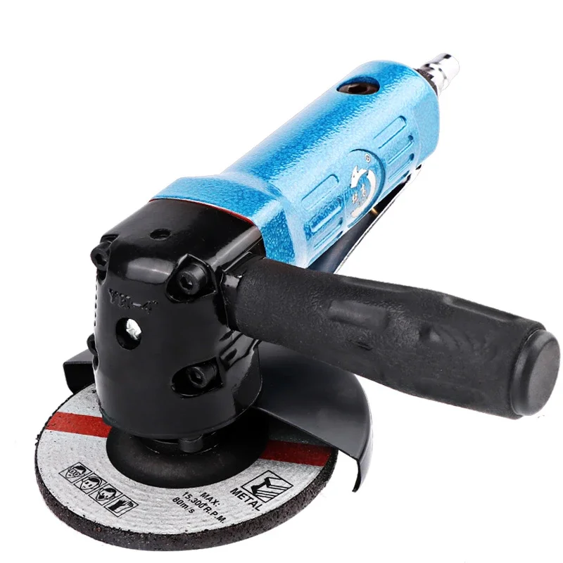 4 inch Pneumatic Angle Grinder Professional Air Angle Grinders Polishing Machine Hand Grinder for Grinding, Cutting