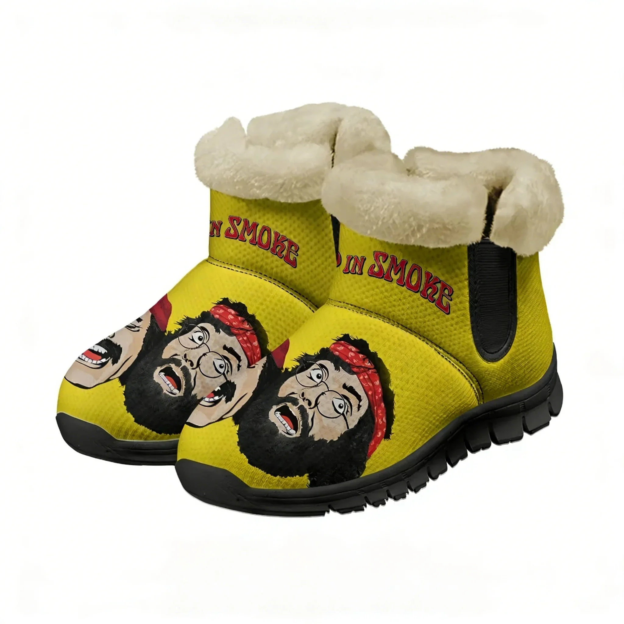 

Up in Smoke Snow Boot Men Women Teentager Warm Boot High Quality Personalized Fashion Casual Lightweight Sneakers Custom Shoes
