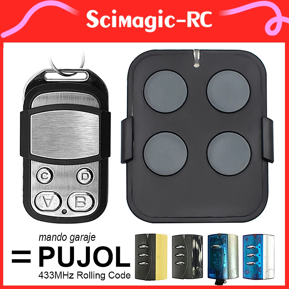 100% For PUJOL P215 NEO TWIN VARIO PUJOL VARIO OCEAN MARS Garage Remote Control 433,92mhz Rolling Code Gate Door Command