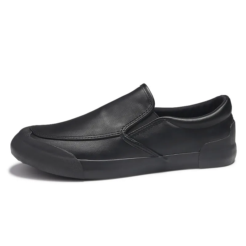 New High Quality PU Leather Casual Flat Men Shoes Breathable Loafers Moccasins Comfortable Driving Shoes