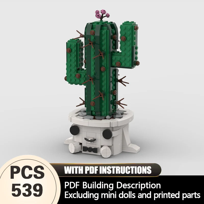 

Creators Plant Series Model MOC Building Bricks Flower Pot Modular Technology Gifts Holiday Assemble Children Toys Suit