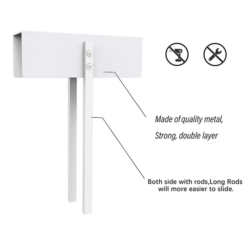 2 Adet Metal Bifold Kapı Kilidi - Çift Kapılı Çocuk Güvenlik Kilitleri Yürümeye Başlayan Çocuk, Kediler ve Köpekler Dolaplardan Dışarıda Tutun, Dolaplar Dayanıklı