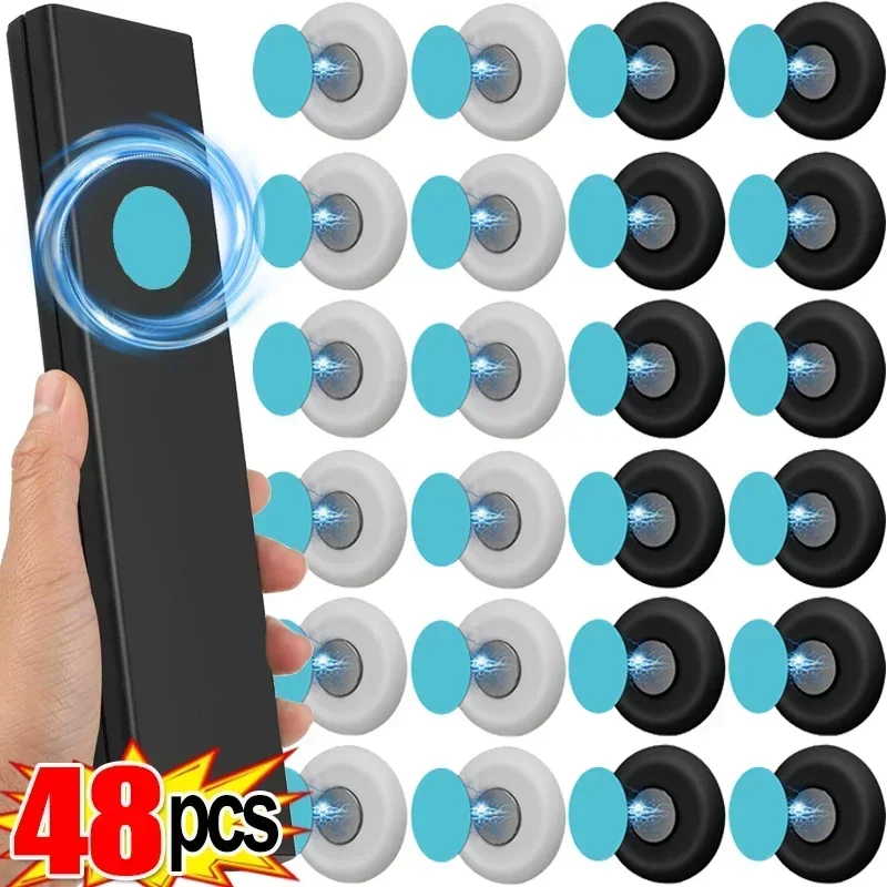 Magnetic Hooks for Remote Control Wall-mounted Magnet Holders Keys Anti-Lost Storage Hook Fridge Stickers Home Office Organizer