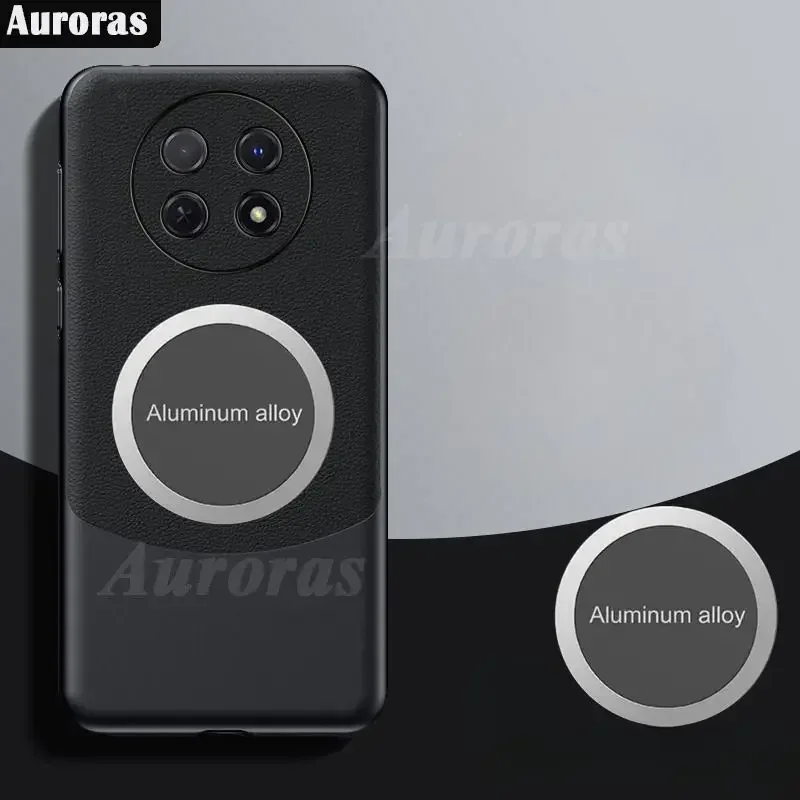 For Realme 13 Pro 5G Cover Car Magnetic Suction Leather Shockproof Soft Shell For Realme 13 Pro Plus 5G 13 4g Phone Case