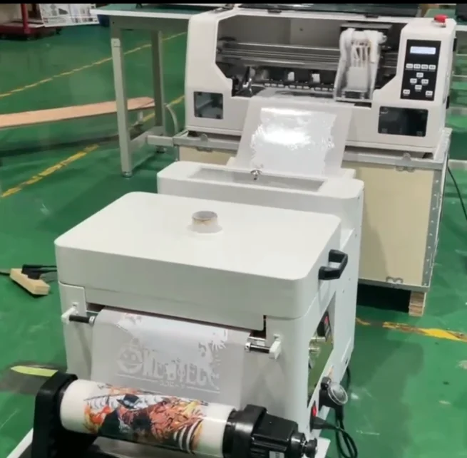 لفة إلى لفة طابعة نفث الحبر فيلم PTE مسحوق شاكر واسع التنسيق لطابعات DTF متعددة الألوان للأعمال الصغيرة #1