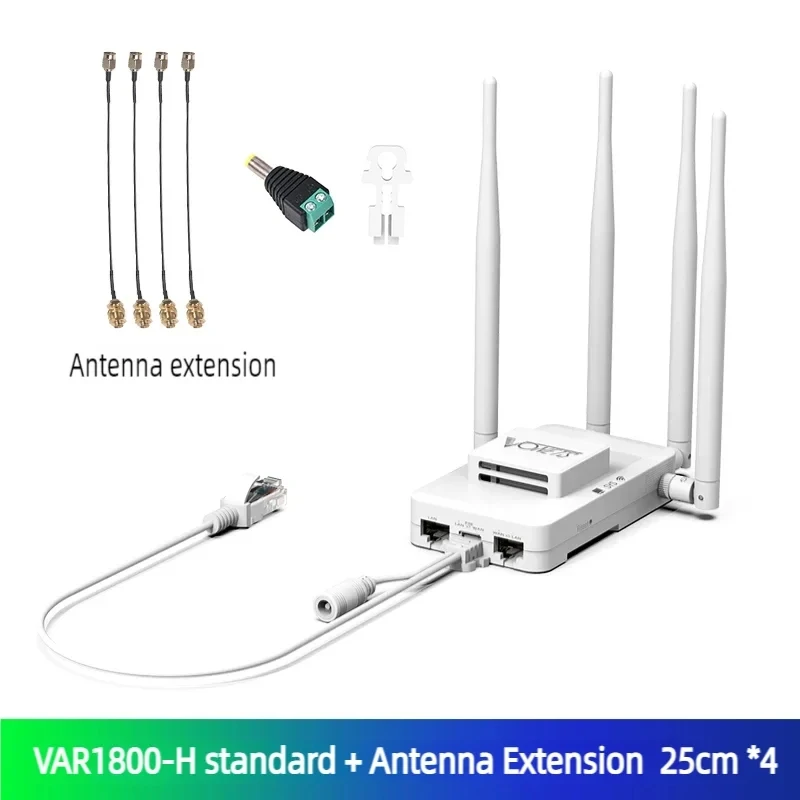 VONETS Gigabit PoE 5GHz WiFi Router Wireless Bridge Repeater WiFi to Ethernet Adapter 1000M Range Extender DVR IoT VAR1800-H