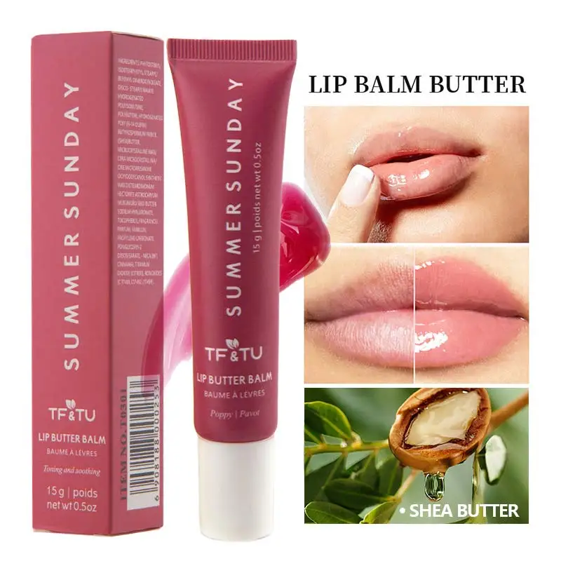 ใหม่ 6 สี Polypeptide Lip Color Butter Liquid Lip น้ําผึ้ง Lip Enrichment ความชุ่มชื้นยาวนานสําหรับ Lip Treatment ผลิตภัณฑ์