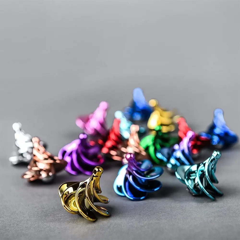 Mulino a vento Fidget Spinner Giocattoli Colpo di vento colorato Trottola Aria aerodinamica rotante Interessante giroscopio a vento Scuola