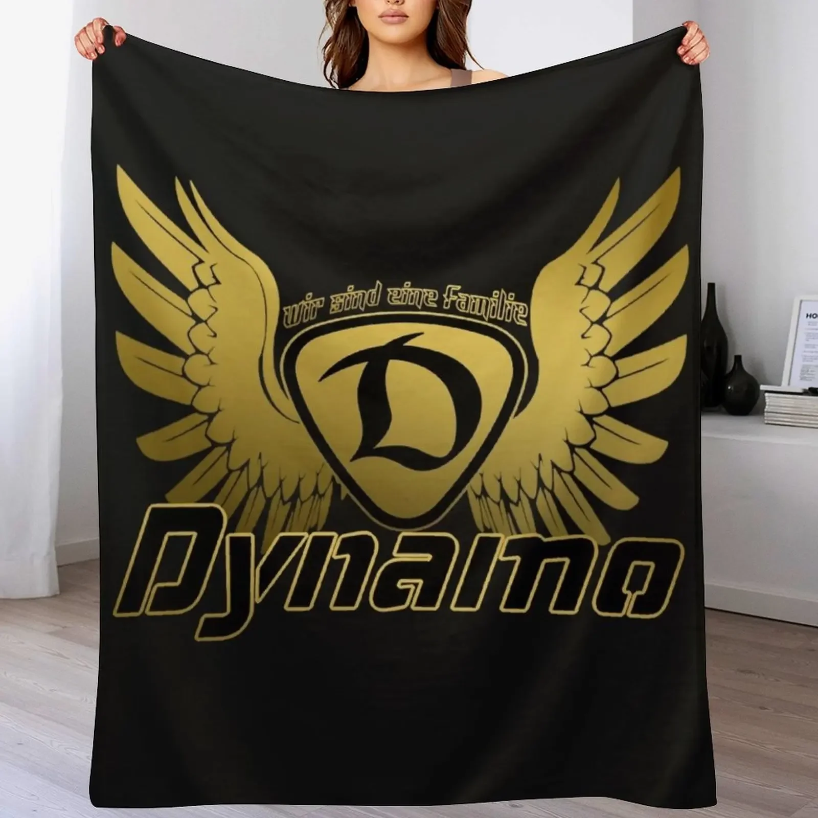 

Dynamo we are family Throw Blanket Ultra Soft Flannel Fleece Blanket for All Seasons