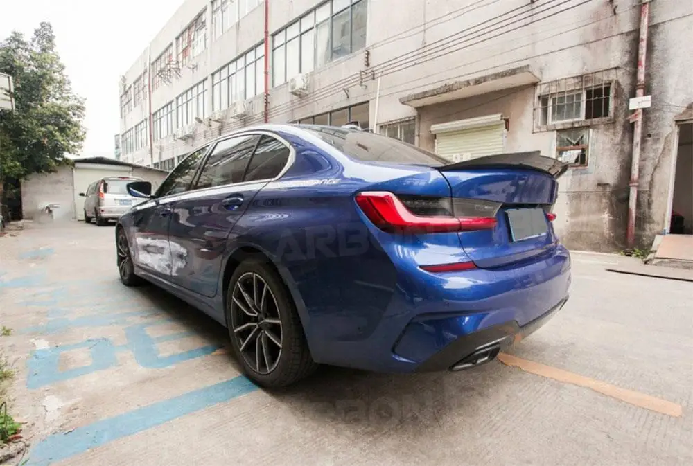 

JCYECF Carbon Fiber Duckbill Rear Trunk Wing Spoiler For BMW 3 Series G20 G80 M3 320i 325i 330i M340i 2019-2022 Rear Spoiler
