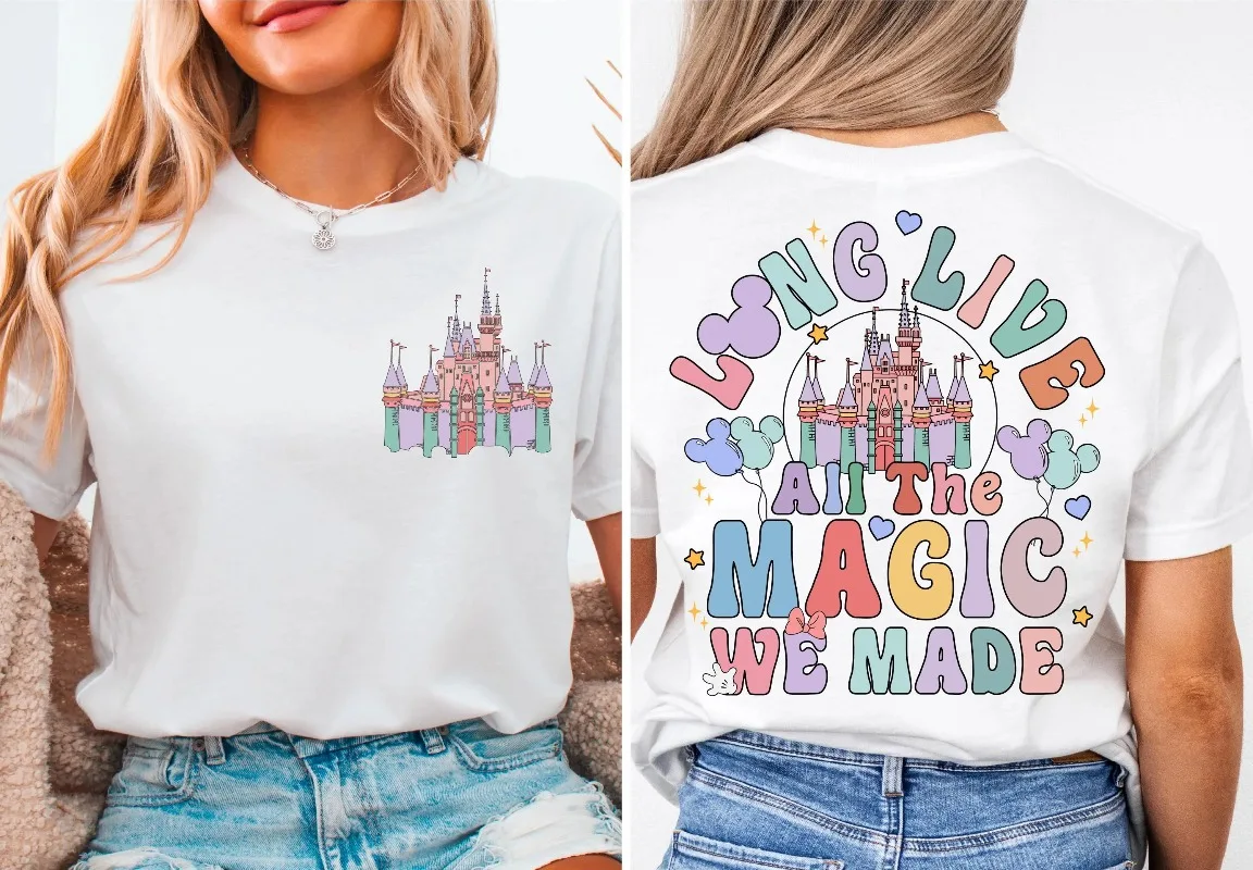 

Long Live All The Magic We Made Shirt Girls Trip Shirt Disney Castle Family Trip Shirt Disney Aesthetic Shirt