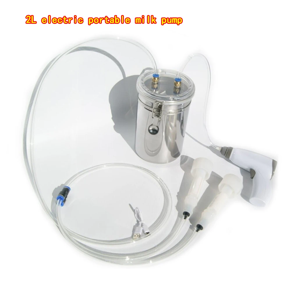 

2L electric portable charging milk extractor Milk extractor milker Negative pressure gun 5-speed suction adjustable