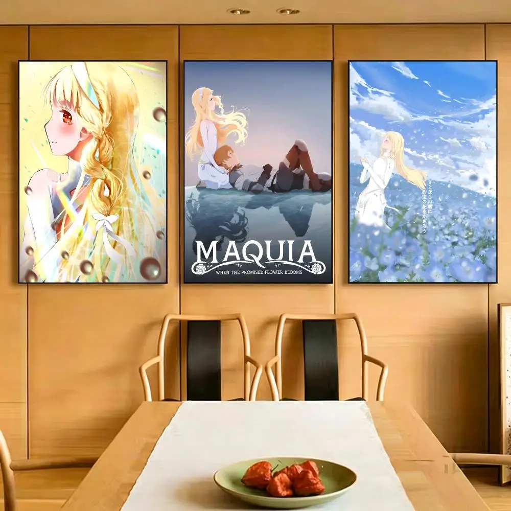 Maquia When the Promised Flower Blooms Poster Poster HD Print Unframed Heartwarming Style Wall Art Home For Living Room Bedroom