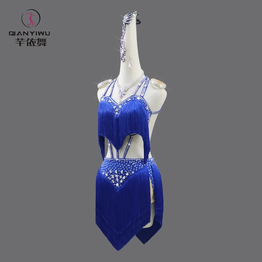 Latin Dance Dress For Woman 2026 New Samba Dancewear Stage Clothes Ballroom Female Sostume Girls Sexy Sports Prom Evening Outfit