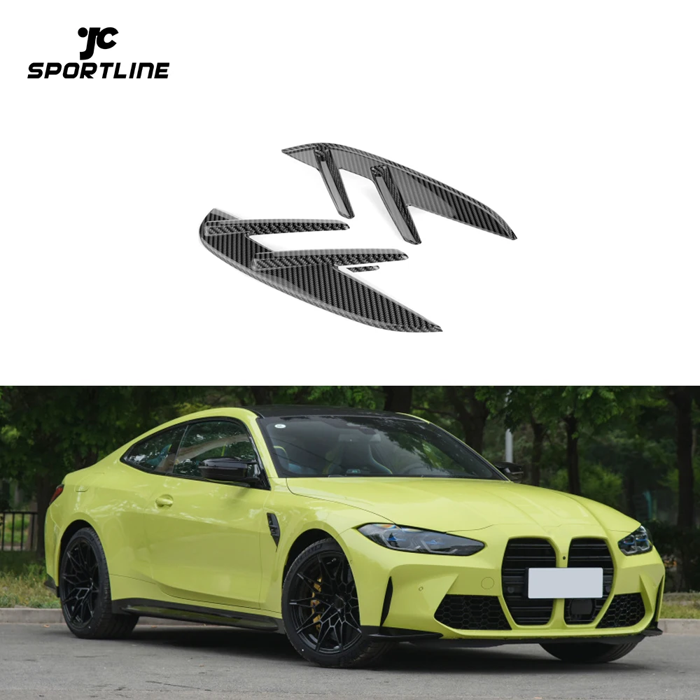 

Dry Carbon Side Air Fender Vent Cover Trims For BMW 4 Series G82 G83 M4 2021-2022