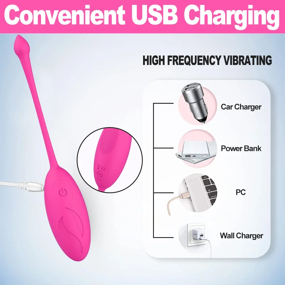 Women Vibrating Egg Vagina Vibrator Remote Control Wearable Panties Vibrator Female Masturbation Interaction Sex Toy for Couples - Image 6