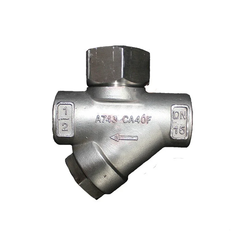 CS19W Thermodynamic Stainless Steel Y-Type Thread Disc Steam Trap DN15 DN20 DN25 Steam Drain Valve
