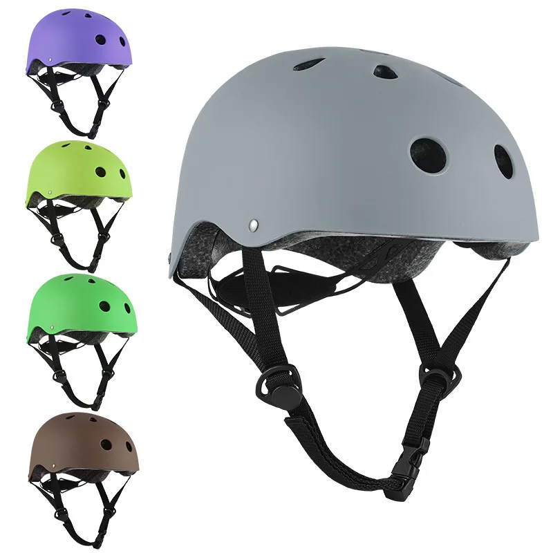 Outdoor Cycling Sports Helmet Adult Roller Skateboard Balance Bike Plum Helmet Ice Skating Rock Climbing Rafting Helmet