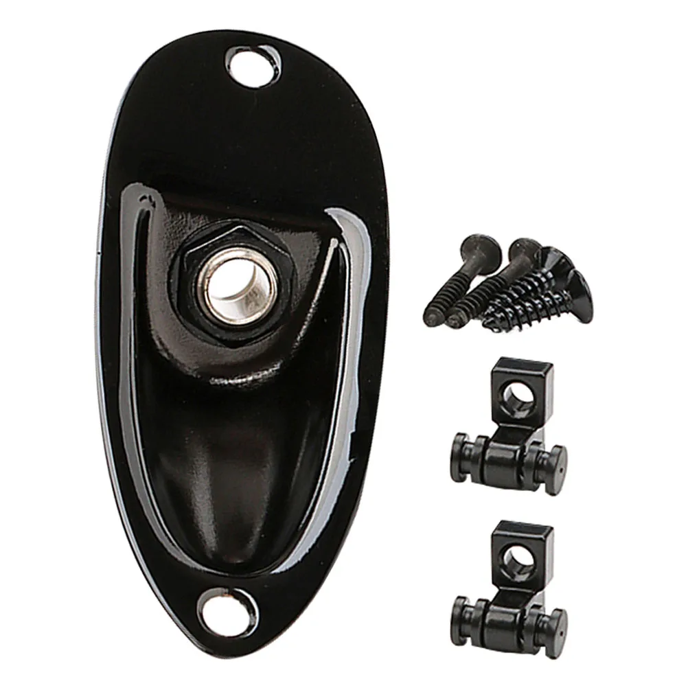 

Black Boat Insert Set Guitar Instrument Accessory Electric Parts Buckle Suit Useful