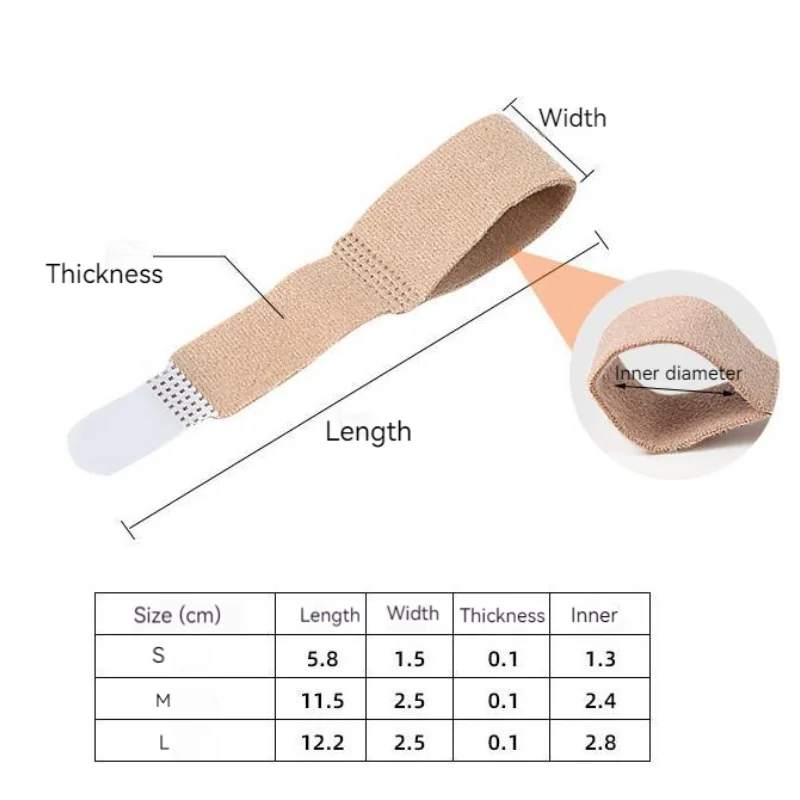발가락 부목 교정기 랩 미끄럼 방지 망치, 부러진 발가락, 구부러진 오버랩, 손가락 스트레이트너 분리기, 1 개