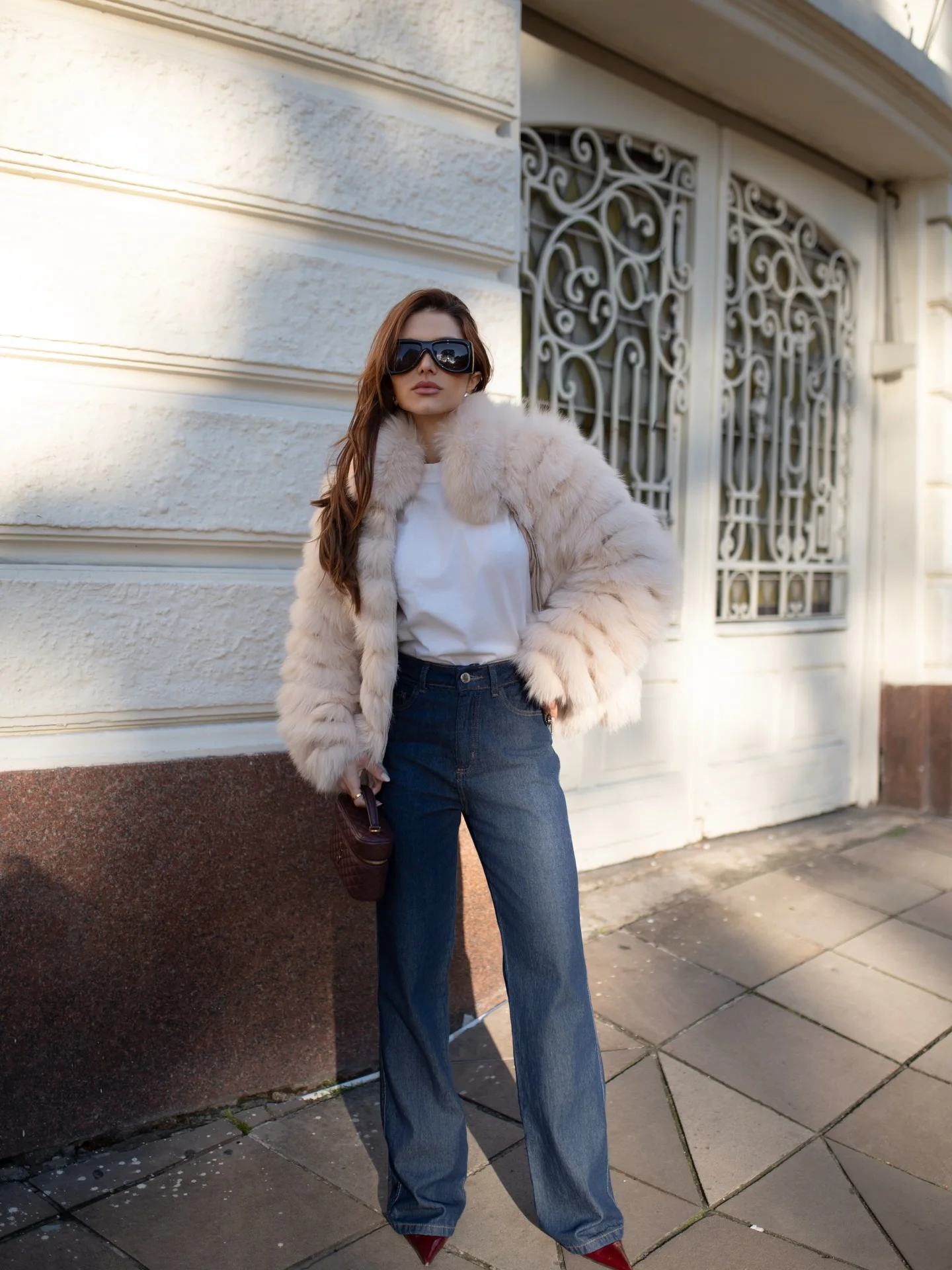 OFTBUY Custom Luxury Long Full Real Fur Coat for Women Streetwear Thick Warm Winter Real Fur Overcoat High-End Custom Outerwear