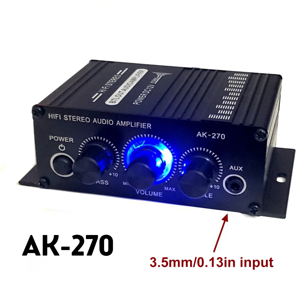 12V 400W Stereo Mini Amplificador Audio Power Amplifier FM HIFI 2CH Audio Music Player Stereo Audio Amplifier For Mic Car Home