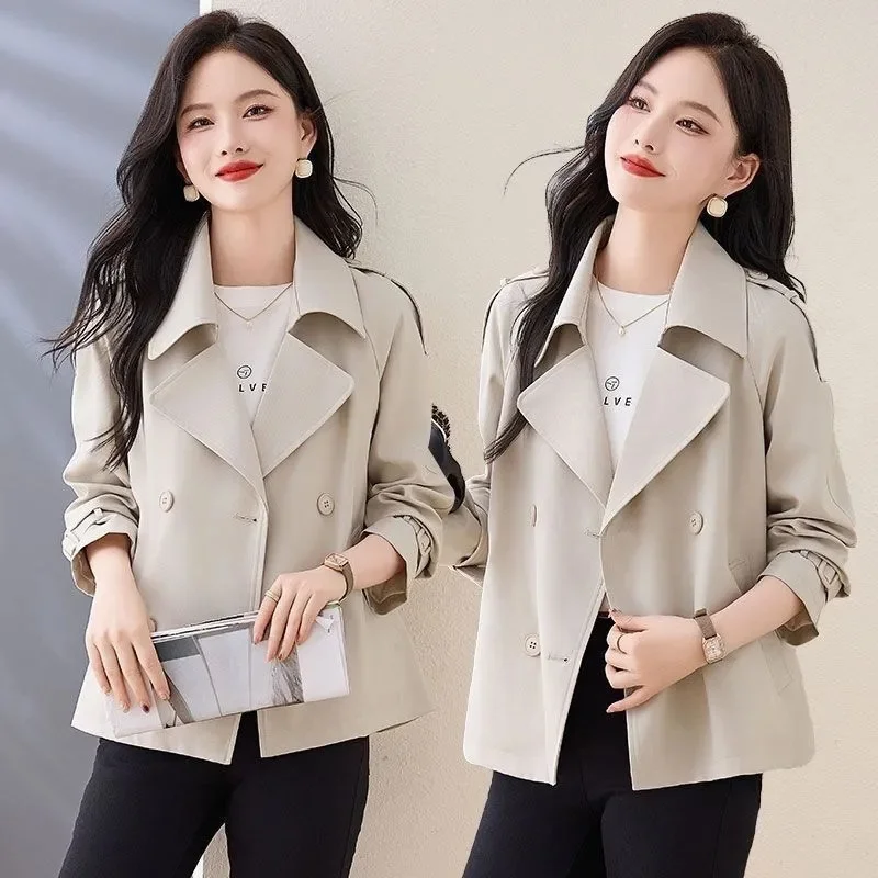 

High End Suit Jacket For Petite Women 2025 Spring And Autumn New Casual Top Temperament Thin Windbreaker