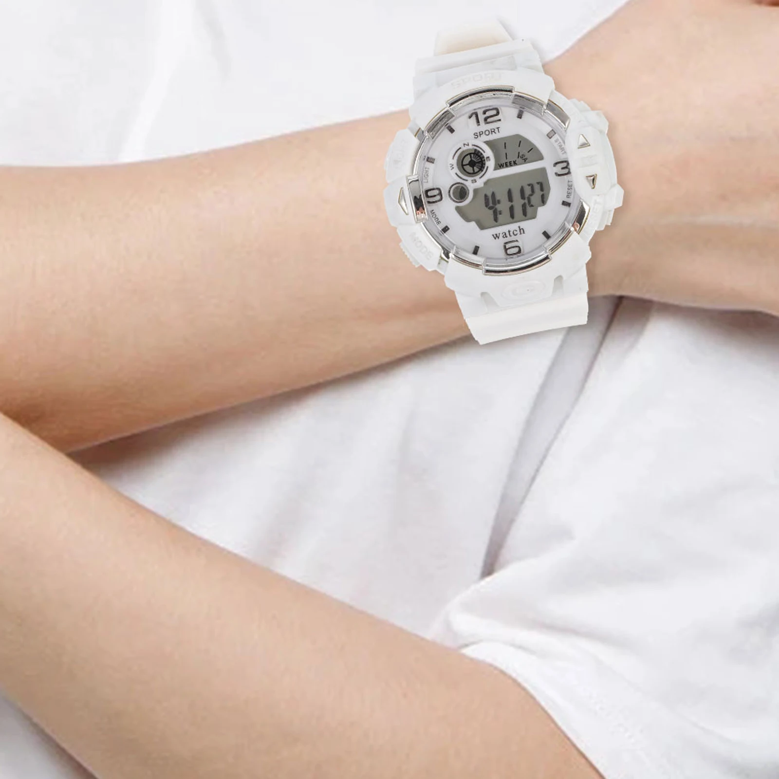 

Student Luminous LED Electronic Sports Watch Waterproof Multifunction Running Swimming Gym Hiking