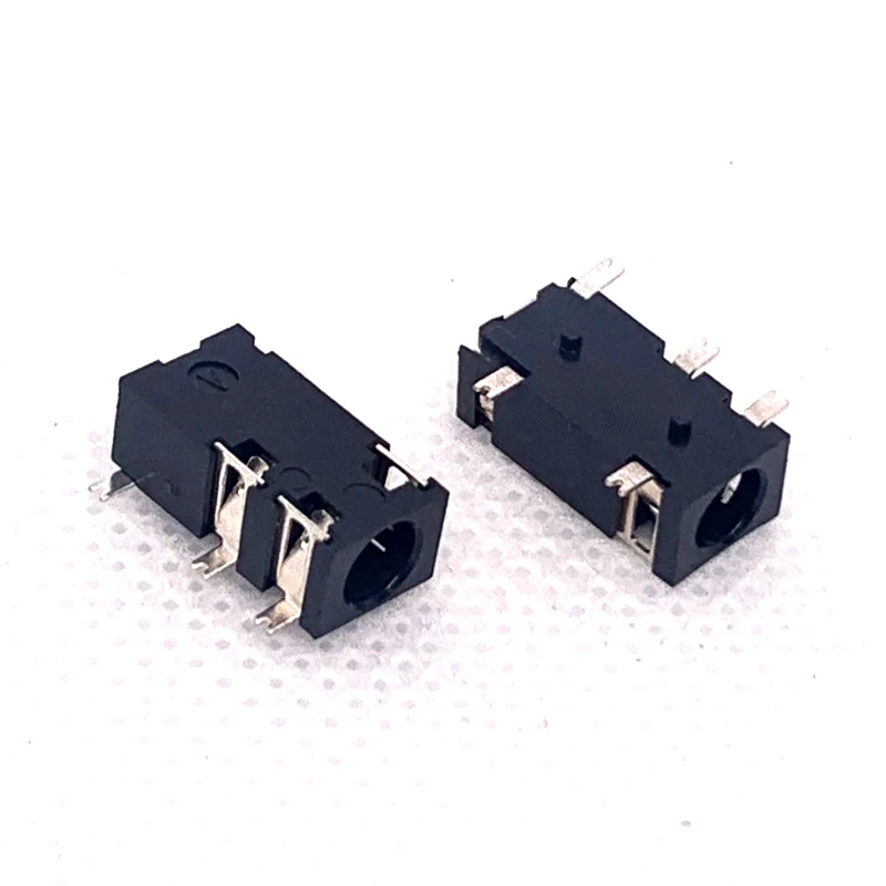 

10PCS 3.5mm Female Audio Connector 5 Pin SMD SMT Headphone Jack Socket PJ-327B Audio Interface Audio Jack PJ-327D flat mouth