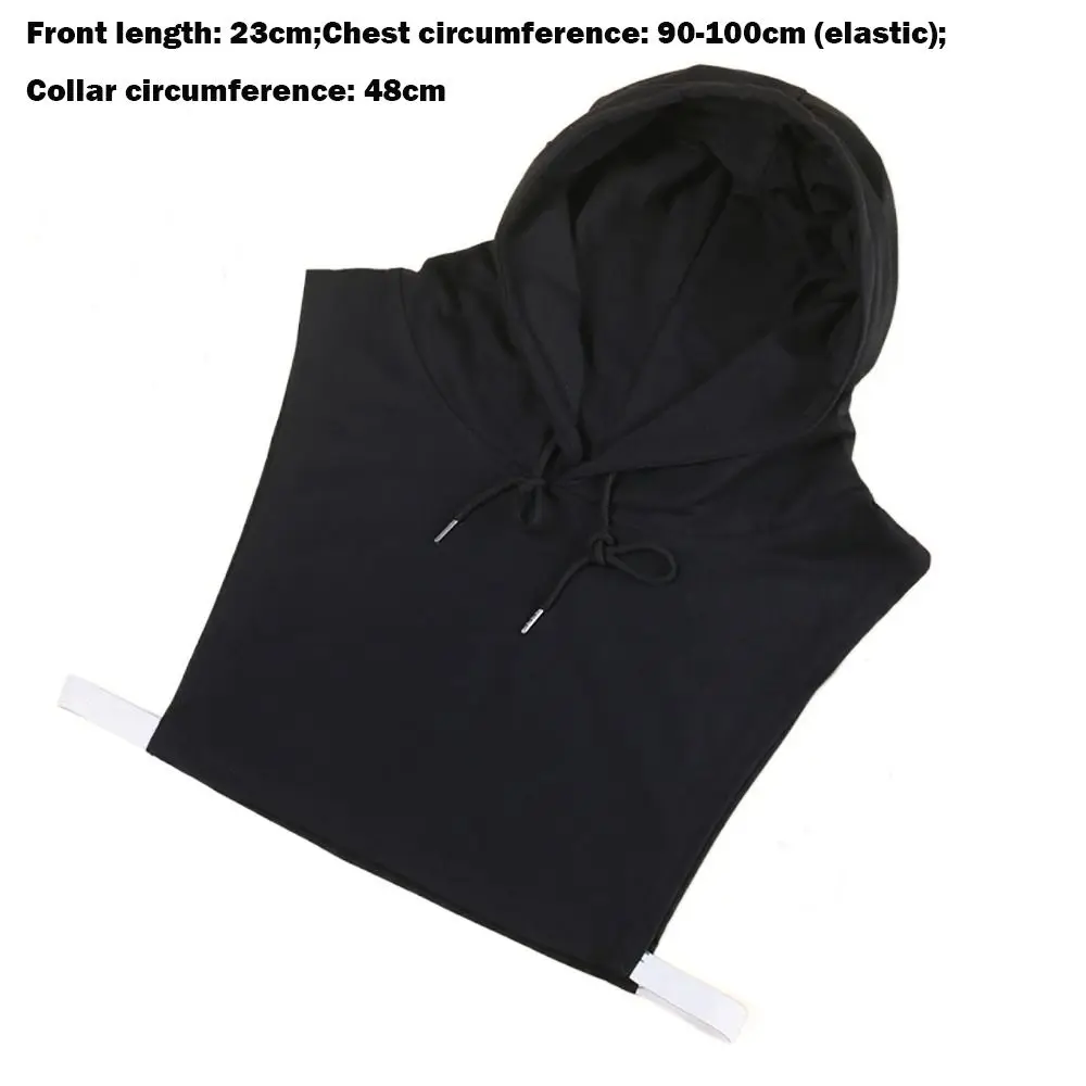 Clothes Shirt Accessories Detachable Hooded Fake Collar Solid Color Soft Detachable Collar Shirt Fake Collar Girls