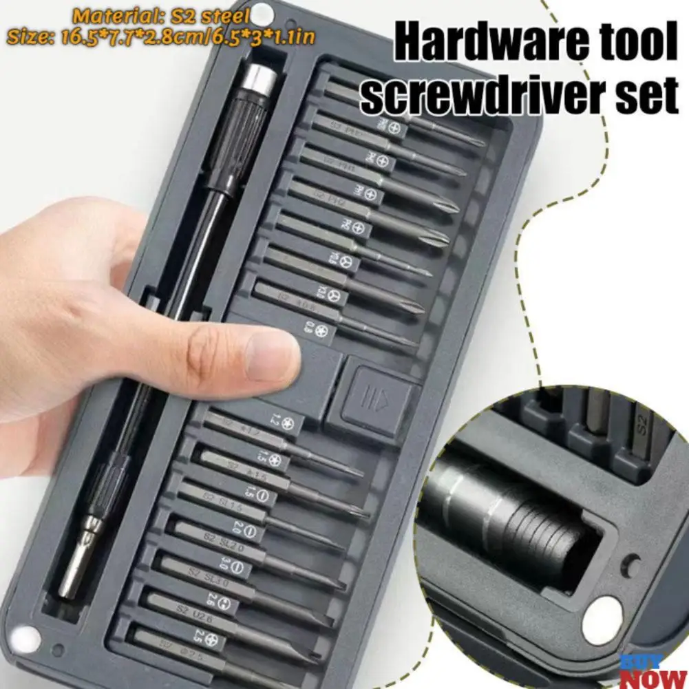 30 In 1 Precision Screwdriver Set With S2 Long Bits, Magnetic Case, Professional Opening Pry Tool Repair Kit For Phone Watch