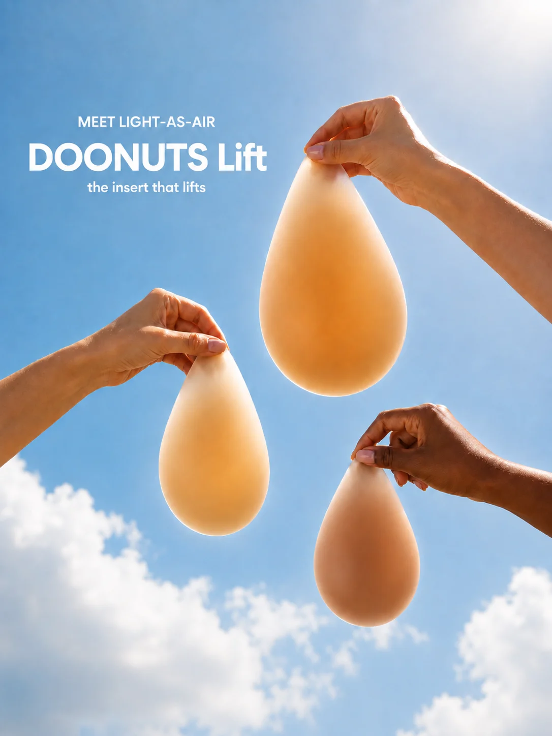 DOONUTS, Penutup Puting yang D - Strapless Bra Backless ulasan dan harga