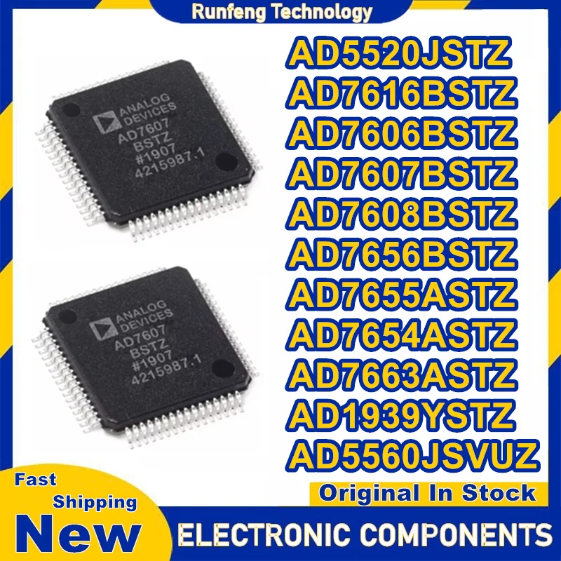 AD5520JSTZ AD7616BSTZ AD7606BSTZ AD7607BSTZ AD7608BSTZ AD7656BSTZ AD7655ASTZ AD7654ASTZ AD7663ASTZ AD1939YSTZ AD5560JSVUZ LQFP64