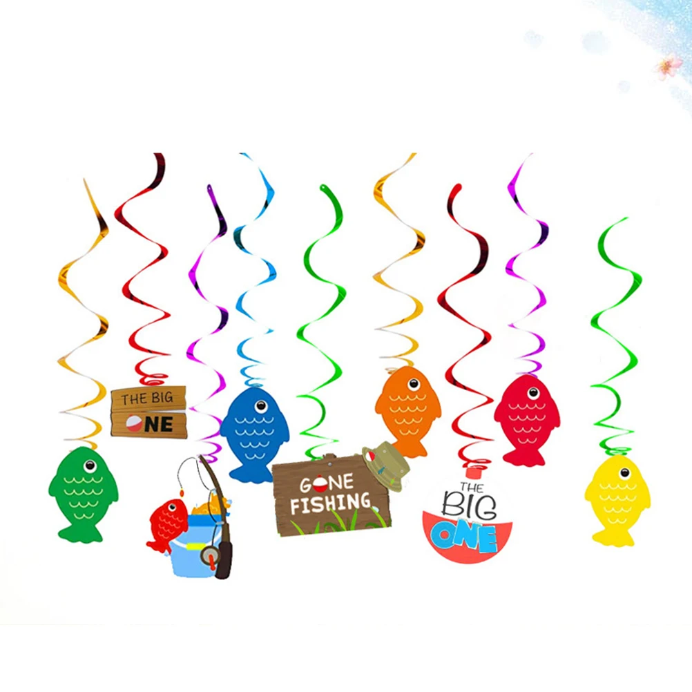 

30pcs Spiral Hanging Ornaments Mermaid Pendant Foldable Halloween Birthday Decoration Ceiling Window Party Supplies