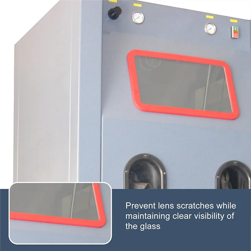 AA76-غطاء عدسة خزانة الرمل 23 × 11 بوصة 25 قطعة حماة داخلية لاصقة استبدال أجزاء قياسية