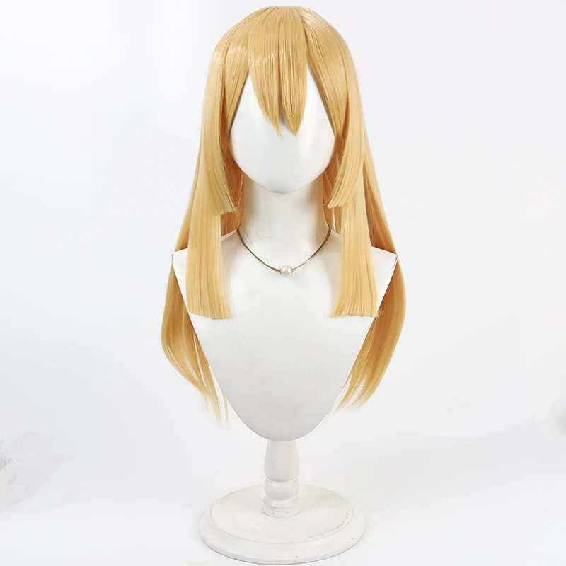 Anime Dr. Stone Ruri Cosplay Wig Halloween Party Prop Synthetic Hair Heat Resistant Fiber + Wig Cap