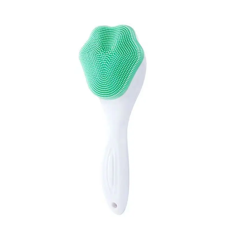 Soft Silicone Facial Brush Manual Massage Brush Cleanser To Remove Black Pores Deep Cleaning Brush