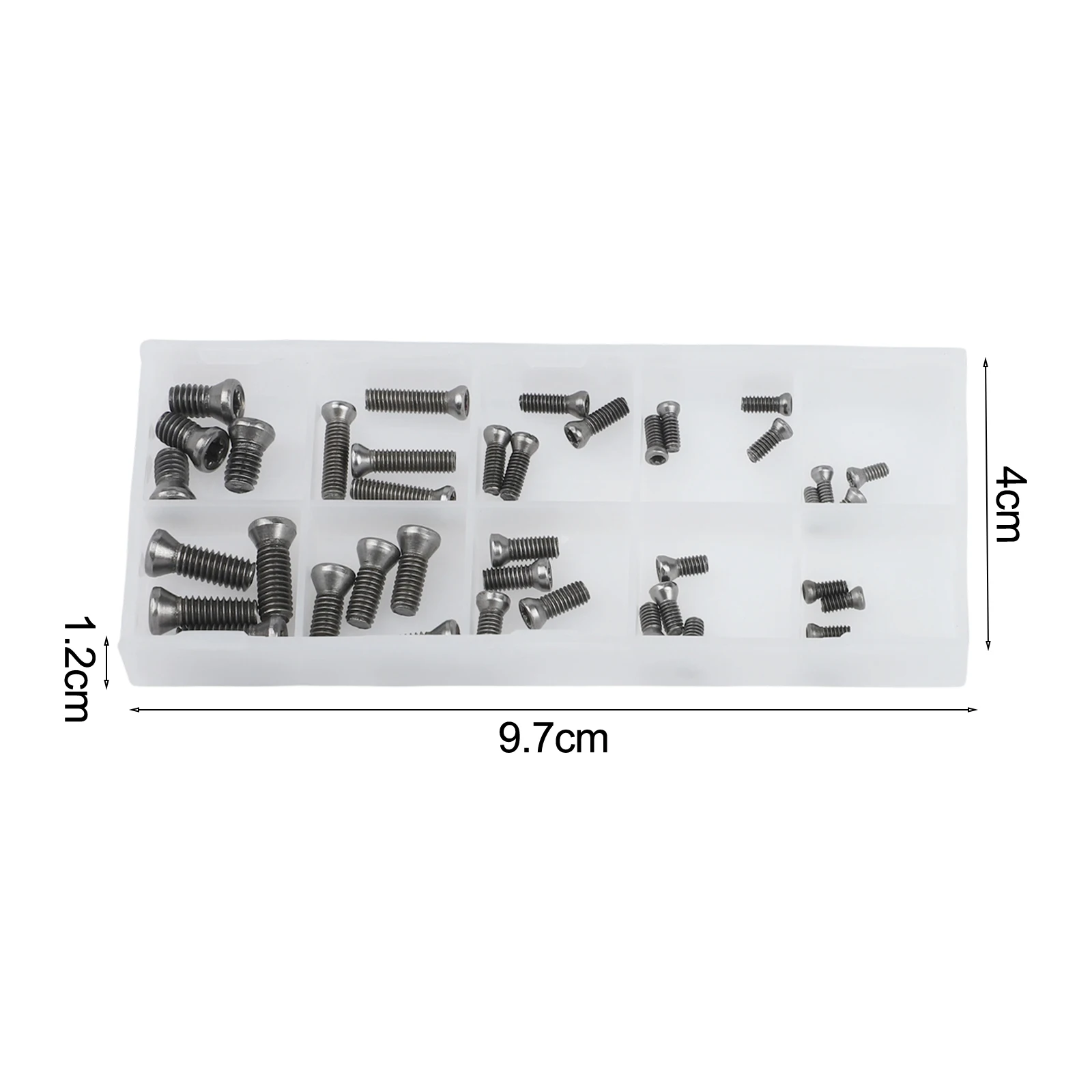 Anti-vibration Screws CNC Screws Tool Maintenance Parts Connection M2.2*6mm High Strength Cnc Screws Insert 50pcs Pack M2 Screws