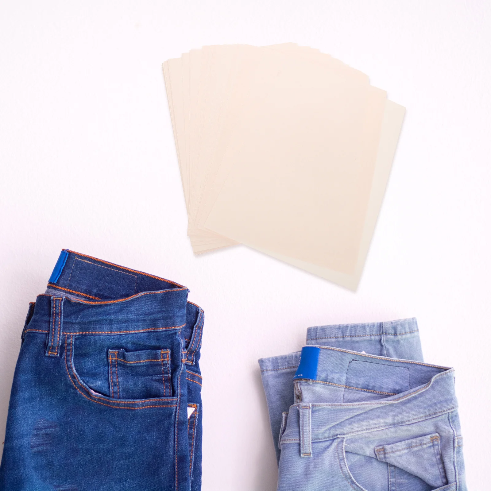 100 قطعة ورقة نقل الحرارة A4 صفائح التسامي للقمصان القبعات أكياس مآزر الطباعة ذاتية الصنع على قماش البوليستر الألياف الكيميائية