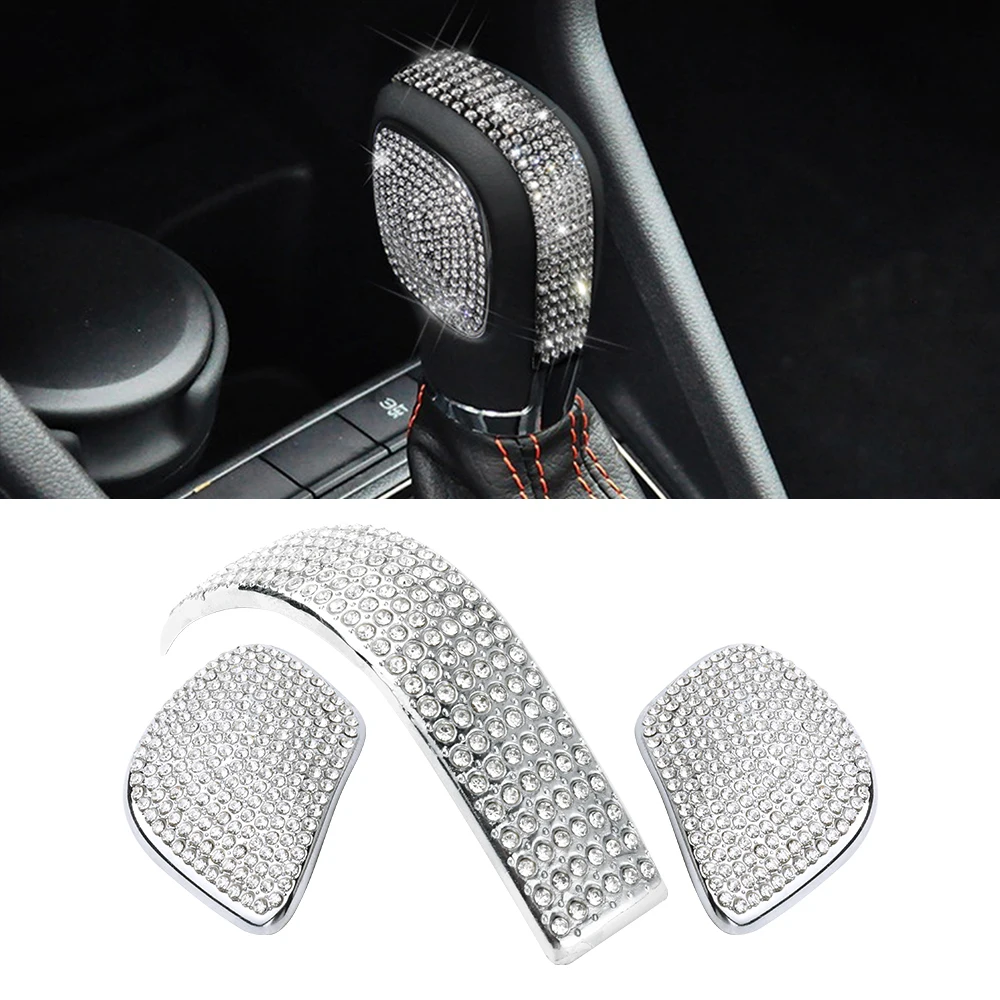 Bling Gear Shift Decals Stickers Covers Caps for VW Volkswagen Arteon Atlas Beetle CC Golf GTI Jetta Passat Tiguan Accessories